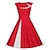 billige 1950&#039;erne-50&#039;er outfit flare kjole 7 stk 1950&#039;er tilbehør sæt retro vintage swing kjole kvinders cosplay kostume fest dato festival