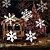 Χαμηλού Κόστους Προβολείς LED-χριστουγεννιάτικο φωτιστικό νιφάδα χιονιού προβολέας φωτιστικό προβολής χιονιού Χριστουγεννιάτικο πρωτοχρονιάτικο πάρτι προβολέας φωτισμός σπιτιού εσωτερικός εξωτερικός φωτισμός διακοπών