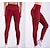 cheap Yoga Leggings &amp; Tights-Women&#039;s High Waist Yoga Pants Tights Leggings Bottoms Tummy Control Butt Lift Quick Dry Stripes Red Blue Green Gym Workout Exercise &amp; Fitness Running Winter Summer Sports Activewear High Elasticity