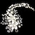 זול כיסוי ראש לחתונה-מסרקים פרחים מצנפת סגסוגת חתונה מסיבה\אירוע ערב חתונה ירח דבש עם דמוי פנינה פרח כיסוי ראש כיסוי ראש