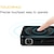cheap Projectors-D13 DLP Projector Built-in speaker Auto focus WIFI Projector Keystone Correction 720P (1280x720) 3000 lm Compatible with iOS and Android TV Stick HDMI USB