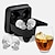 cheap Ice Cube Tray-4 Ice Cube Skull Ball Skeleton Mold DIY Skull Ice Box Silicone Mold DIY Homemade for Party Bar Halloween