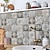 cheap Tile stickers-24/48pcs Tile Stickers Waterproof Creative Kitchen Bathroom Living Room Self-adhesive Wall Stickers Waterproof Nordic Style Tile Stickers