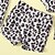 cheap Swimsuits-Family Look Swimsuit Leopard Print Gray Sleeveless Vacation Matching Outfits / Summer