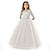 cheap Party Dresses-Kids Girls&#039; Dress Solid Colored Pegeant Bow Vintage Princess Polyester Maxi Pink Princess Dress White Pink Wine