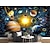 cheap Nature&amp;Landscape Wallpaper-Mural Wallpaper Wall Sticker Covering Print Peel and Stick Self Adhesive  Children Cartoon Planet World Party Birthday PVC Vinyl Home Decor