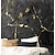 preiswerte Zusammenfassung &amp; Marmor Wallpaper-Fototapete Tapete Wandaufkleber Druck abziehen und kleben selbstklebend Marmor mit schwarzem Gürtel und Goldfadenmuster PVC / Vinyl Wohnkultur