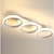 preiswerte Dimmbare Deckenleuchten-LED Deckenleuchte 34,5 52,5 cm Cluster Design Square Line Design Einbauleuchten Aluminium Vintage Style Metall Linear lackierte Oberflächen LED Vintage 220-240V