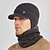 cheap Sports-Winter Knitted Balaclava Beanie Hat Knitted Hats Scarf Set Warm Cycling Ski Mask Universal Size