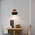 economico Design di Tamburo e Cono-lampada a sospensione a led lampada da soffitto 25cm 35cm rotonda design semplice oro nero oro bianco e27 / e26 i lampada a led ristorante lampada da soffitto studio bar camera da letto lampada ac220v