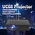 cheap Projectors-UC68 LCD Projector Built-in speaker WIFI Projector Keystone Correction Manual Focus WVGA (800x480) 3000 lm Compatible with iOS and Android TV Stick HDMI USB VGA