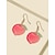 economico Orecchini-Women&#039;s Drop Earrings Earrings Classic Birthday Fruit Stylish Cartoon Baroque Korean Sweet Earrings Jewelry Blushing Pink For Wedding Gift Date Vacation Promise 1 Pair