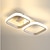 Недорогие Потолочные светильники с диммером-2-ламповый 3-ламповый потолочный светильник с регулируемой яркостью светодиодные светильники геометрической формы для скрытого монтажа алюминий силикагель современный стиль окрашенная металлическая отделка светодиоды 110-120В 220-240В / сертификация CE