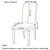 ieftine Husa scaun de sufragerie-husă pentru scaune de luat masa la fermă husă pentru scaun pentru scaune elastice husă spandex lavabilă protector de bucătărie pentru sufragerie ceremonie de nuntă durabilă