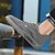 cheap Men&#039;s Sneakers-Men&#039;s Sneakers Lace up Retro Casual Vintage Classic Daily Outdoor PU Non-slipping Wear Proof Gray Khaki Black Fall