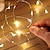 voordelige LED-lichtstrengen-30 stks 12 stks 6 stks Kerstverlichting Werkt op batterijen (inbegrepen) 600LED 240LED 120LED Mini Lichtslingers Waterdichte koperdraad Firefly Sterrenhemelverlichting voor Halloween Feest Kerst