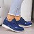 voordelige Damessneakers-Dames Sportschoenen Sneakers Grote maten Fantasie schoenen Sprankelende schoenen Buiten Dagelijks Effen Strass Platte hak Ronde Teen Sportief Basic Casual Wandelen Suède Veters Blauw Groen Beige