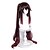 economico Parrucche da gioco-Parrucca e Supporto Hutao di Genshin Impact Parrucca con Treccine Marroni Cosplay di Gioco Anime Capelli Lisci per Festa Parrucche di Halloween