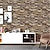 billige mursten og sten tapet-seje tapeter mursten tapet vægmaleri trækorn striber boligdekoration moderne striber vægbeklædning, pvc / vinyl materiale selvklæbende tapet, værelse vægbeklædning
