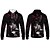 cheap Everyday Cosplay Anime Hoodies &amp; T-Shirts-Inspired by Death Note Yagami Light Ryuk 100% Polyester Hoodie Anime Harajuku Graphic Kawaii Pattern Hoodie For Unisex / Couple&#039;s