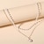 cheap Necklaces-Necklace Imitation Pearl Chrome Women&#039;s Fashion Simple Double Layered Necklace For Work Daily Holiday