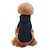 voordelige Hondenkleding-herfst en winter huisdierkleding effen kleur hoed trui huisdier trui teddykleding pluche hondenkleding