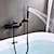 olcso Csaptelepek fürdőkádhoz-kád csaptelep - modern galvanizált falra szerelhető kerámia szelepes kád zuhanycsapok