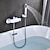 ieftine Robinete de Vană-Bathtub Faucet - Contemporary Electroplated Wall Mounted Ceramic Valve Bath Shower Mixer Taps