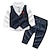 cheap Sets-Boys Clothes Sets Kids Formal Suits Long Sleeve Shirts + Vest + Pants  3PCS Child Tuxedos Outfits