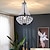 billiga Ljuskronor-led hängande lampa 30 cm lykta design hängande ljus metallmålad finish modern 220-240v