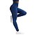 baratos Leggings e collants para ioga-Mulheres Cintura Alta Calças de ioga Meia-calça Leggings Calças Compressão abdominal Butt Lift Secagem Rápida Riscas Vermelho Azul Verde Treino de Ginástica Exercício e Atividade Física Corrida