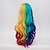 cheap Costume Wigs-Gothic  Colorful  Wig72Cm Long Braid Curly Gothic Lolita Harajuku Anime Cosplay Christmas  Wigs for Women Kids  (Red/Yellow/Blue/Purple Halloween Wig