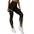 cheap Yoga Leggings &amp; Tights-Women&#039;s Leggings Sports Gym Leggings Yoga Pants Tights Leggings Gradient Glitter Shine Tummy Control Butt Lift Quick Dry Black / Gloden White Black Clothing Clothes Fitness Gym Workout Running