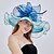cheap Hats-Women&#039;s Elegant &amp; Luxurious Party Wedding Special Occasion Party Hat Solid Color Flower Black Blue Hat Portable Sun Protection Breathable / Casual / Pink / Fall / Winter / Spring