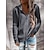 cheap Cardigans-Women&#039;s Cardigan Sweater Jumper Ribbed Knit Zipper Knitted Hooded Solid Color Daily Basic Casual Winter Fall Tan grey blue S M L / Long Sleeve / Regular Fit