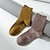 abordables calcetines de hombre-calcetines de hombre medias de color sólido amarillo comercial cálido 1 par