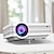 cheap Projectors-Factory Outlet UB10 LCD Projector WIFI Projector Keystone Correction Manual Focus WiFi Bluetooth Projector 720P (1280x720) 2000 lm Compatible with TV Stick HDMI USB VGA