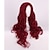 billiga Kostymperuk-poison ivy cosplay peruker 70cm vinröd lång vågig värmebeständig syntetisk hår peruk halloween peruk