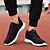 cheap Men&#039;s Sneakers-Men&#039;s Trainers Athletic Shoes Sporty Vintage Classic Athletic Outdoor Running Shoes Walking Shoes Mesh Breathable Non-slipping Shock Absorbing Black Fall Spring