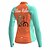 cheap Cycling Jerseys-21Grams® Women&#039;s Cycling Jersey Long Sleeve Mountain Bike MTB Road Bike Cycling Graphic Color Block Sloth Shirt Orange Breathable Quick Dry Moisture Wicking Sports Clothing Apparel / Stretchy