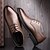 abordables Zapatos Oxford de hombre-Hombre Oxfords Al aire libre PU Antideslizante Negro Marrón Verano