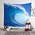 preiswerte Landschaftsteppich-Ocean Wave große Wandteppich Kunstdekor Decke Vorhang zum Aufhängen zu Hause Schlafzimmer Wohnzimmer Dekoration
