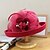 cheap Hats-Women&#039;s Artistic / Retro Party Wedding Special Occasion Party Hat Flower Flower Camel Black Hat Portable Sun Protection Ultraviolet Resistant / Red / Gray / Fall / Winter / Spring