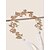 זול רצועות שיער-רצועות מצנפת אביזר לשיער סגסוגת חתונה אירוע מיוחד רומנטי מתוק עם פרטים מקריסטל קריסטלים / אבנים נוצצות כיסוי ראש כיסוי ראש
