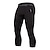 cheap Running Tights &amp; Leggings-Men&#039;s Running Capri Leggings Compression Tights Leggings 3/4 Tights Capri Leggings Solid Colored Color Block Tummy Control Butt Lift Quick Dry with Phone Pocket Black Gray Dark Gray / Stretchy