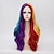Недорогие Парики к костюмам-готический красочный парик72см длинная коса вьющиеся готическая Лолита harajuku аниме косплей рождественские парики для женщин дети (красный/желтый/синий/фиолетовый парик для Хэллоуина