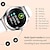 preiswerte Smarte Uhren-KW10 Smartwatch 1.04 Zoll Smartwatch Fitnessuhr Bluetooth Schrittzähler AktivitätenTracker Schlaf-Tracker Kompatibel mit Android iOS Damen GPS Langer Standby Kamera Kontrolle IP68 38mm Uhrengehäuse