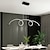 voordelige Kroonluchters-led hanglamp 100 cm enkel ontwerp kroonluchter aluminium artistieke stijl moderne stijl stijlvolle geschilderde afwerkingen artistieke led 110-120v