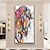 billiga Djurmålningar-oljemålning handgjord handmålad väggkonst mintura modern abstrakt häst djur heminredning dekor rullad duk ingen ram osträckt
