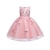cheap Party Dresses-Kids Girls&#039; Embroidered Tulle Dress Floral Butterfly Party Dress Princess Wedding Bow White Red Blushing Pink Fashion Sweet Dresses 3-12 Years